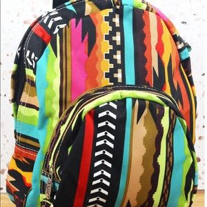 Small Backpack Western Serape Print